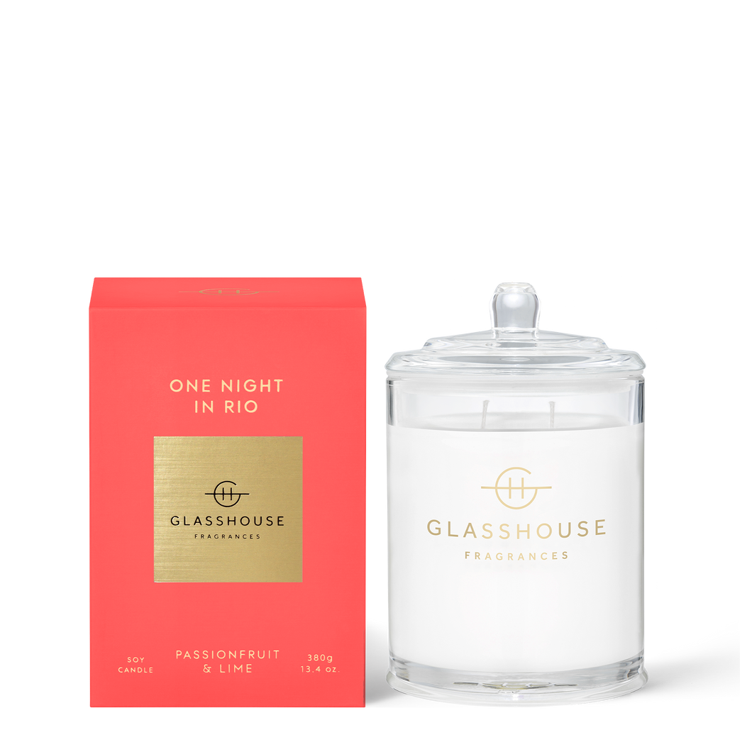 Glasshouse Fragrances Candle - One Night In Rio 380g
