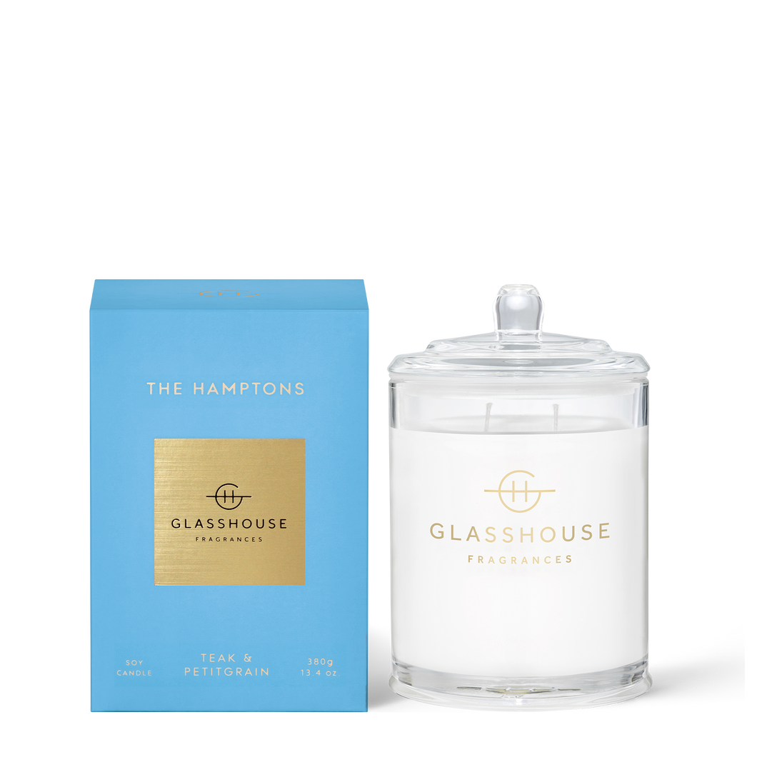Glasshouse Fragrances Candle The Hamptons 380g