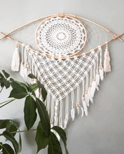 Load image into Gallery viewer, Evil Eye Protection Macrame Dream Catcher
