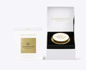 Glasshouse Fragrances Car Diffuser (Black) - Lost In Amalfi