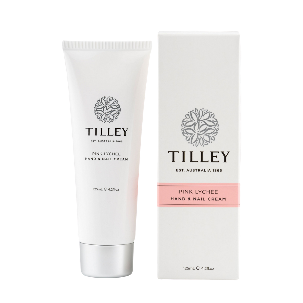 Tilley Pink Lychee Deluxe Hand & Nail Cream 125mL