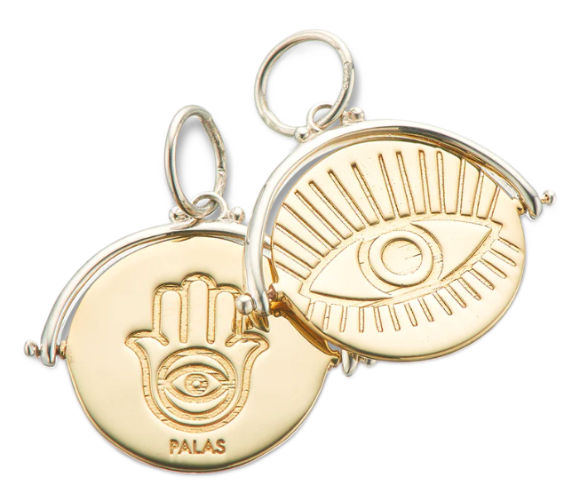 Palas Evil Eye & Hamsa Protection Spinner Charm