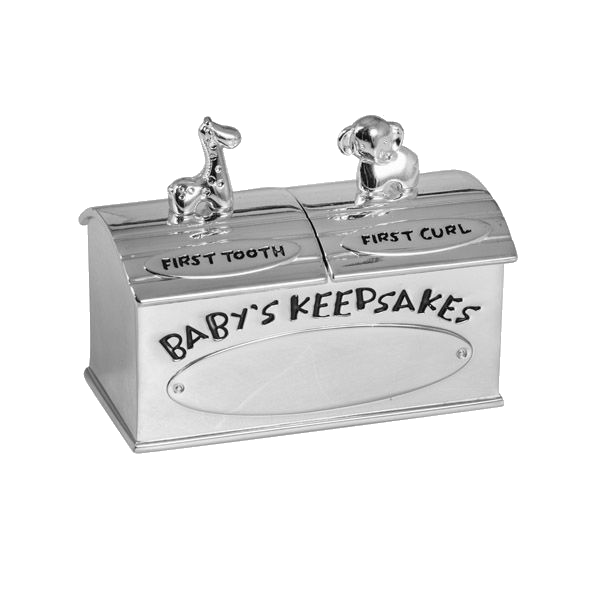 First Tooth & Curl Keepsake Box