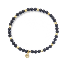 Load image into Gallery viewer, Palas Onyx &#39;Aura of Gold&#39; Gem Bracelet
