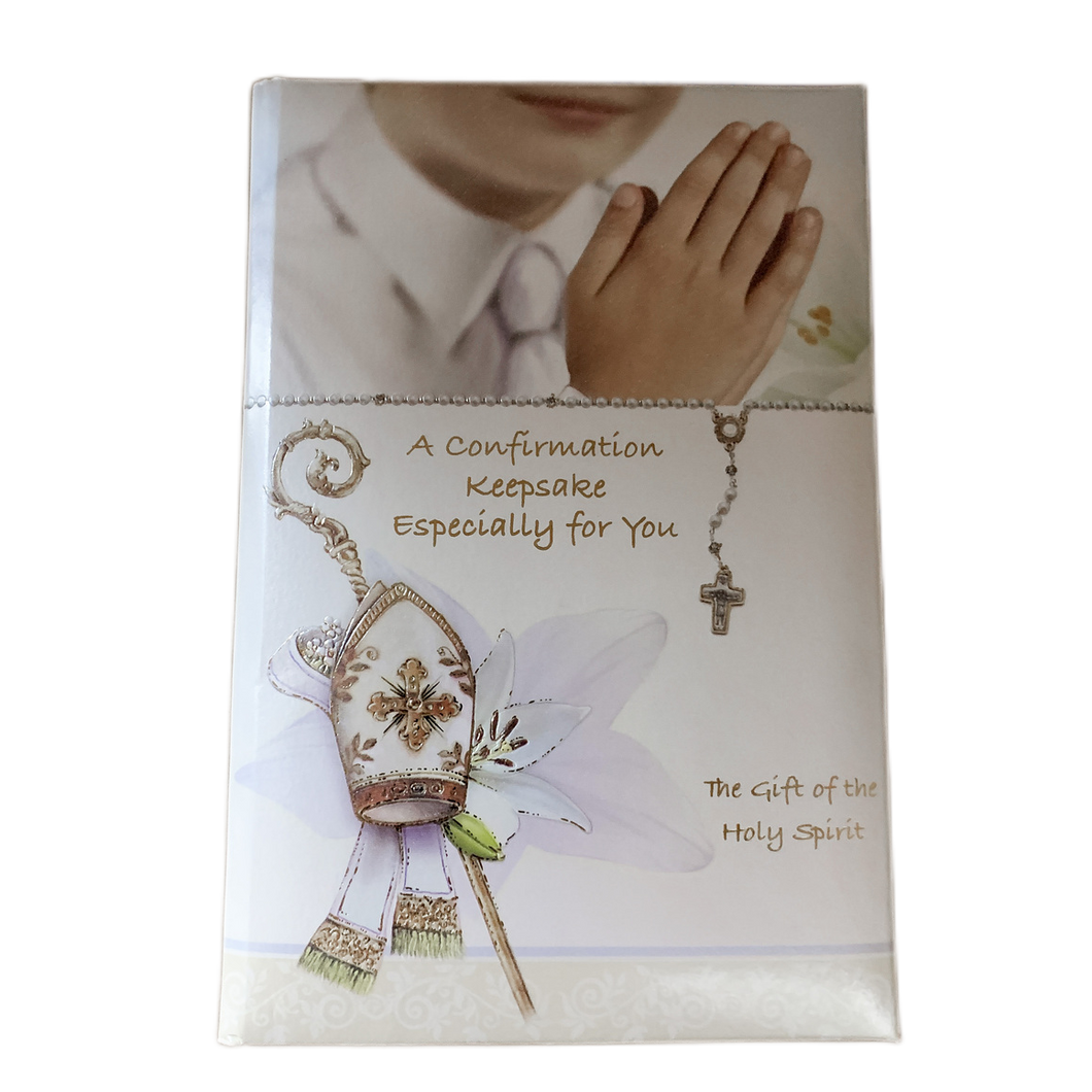 Boys Confirmation Keepsake Book