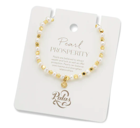 Palas Pearl 'Aura of Gold' Gem Bracelet