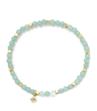 Load image into Gallery viewer, Palas Aventurine &#39;Aura of Gold&#39; Gem Bracelet
