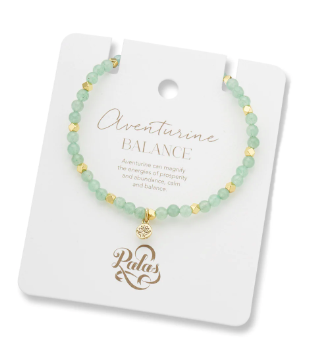 Palas Aventurine 'Aura of Gold' Gem Bracelet