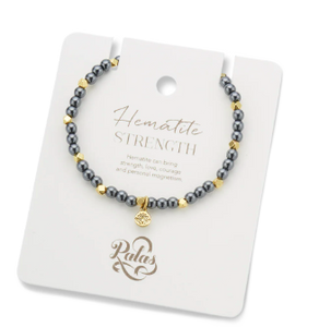 Palas Hematite 'Aura of Gold' Gem Bracelet