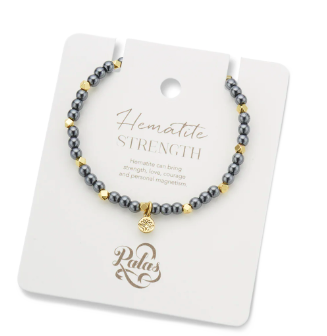 Palas Hematite 'Aura of Gold' Gem Bracelet