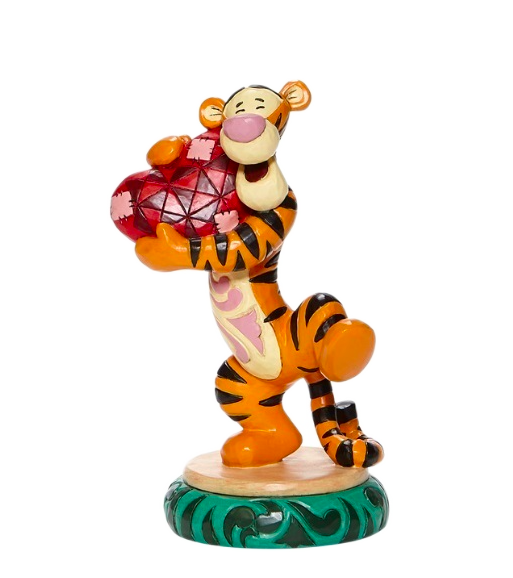 Disney Traditions by Jim Shore - Winnie The Pooh Tigger Holding Heart - Heartfelt Hug