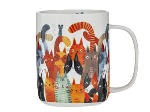 Quirky Cats Photobomb Mug