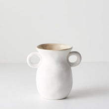 Load image into Gallery viewer, Cavo White Ceramic Vase
