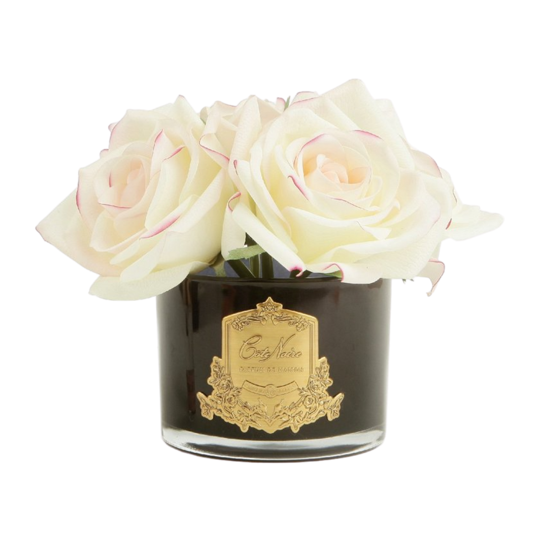 Côte Noire Perfumed Natural Touch 5 Roses in Black - Pink Blush