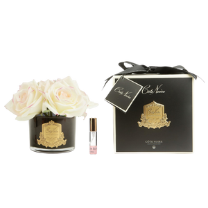 Côte Noire Perfumed Natural Touch 5 Roses in Black - Pink Blush