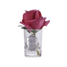 Load image into Gallery viewer, Côte Noire Perfumed Natural Touch Rose Bud in Clear - Carmine Red
