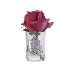 Côte Noire Perfumed Natural Touch Rose Bud in Clear - Carmine Red