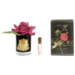 Côte Noire Perfumed Natural Touch Rose in Black - Carmine Red