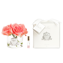 Load image into Gallery viewer, Côte Noire Perfumed Natural Touch 5 Roses in Clear - White Peach
