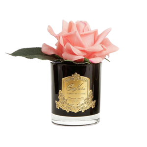 Côte Noire Perfumed Natural Touch Rose in Black - White Peach